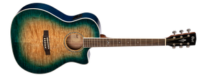 Cort GA QF CBB Grand Regal Series Semi Acoustic Guitar